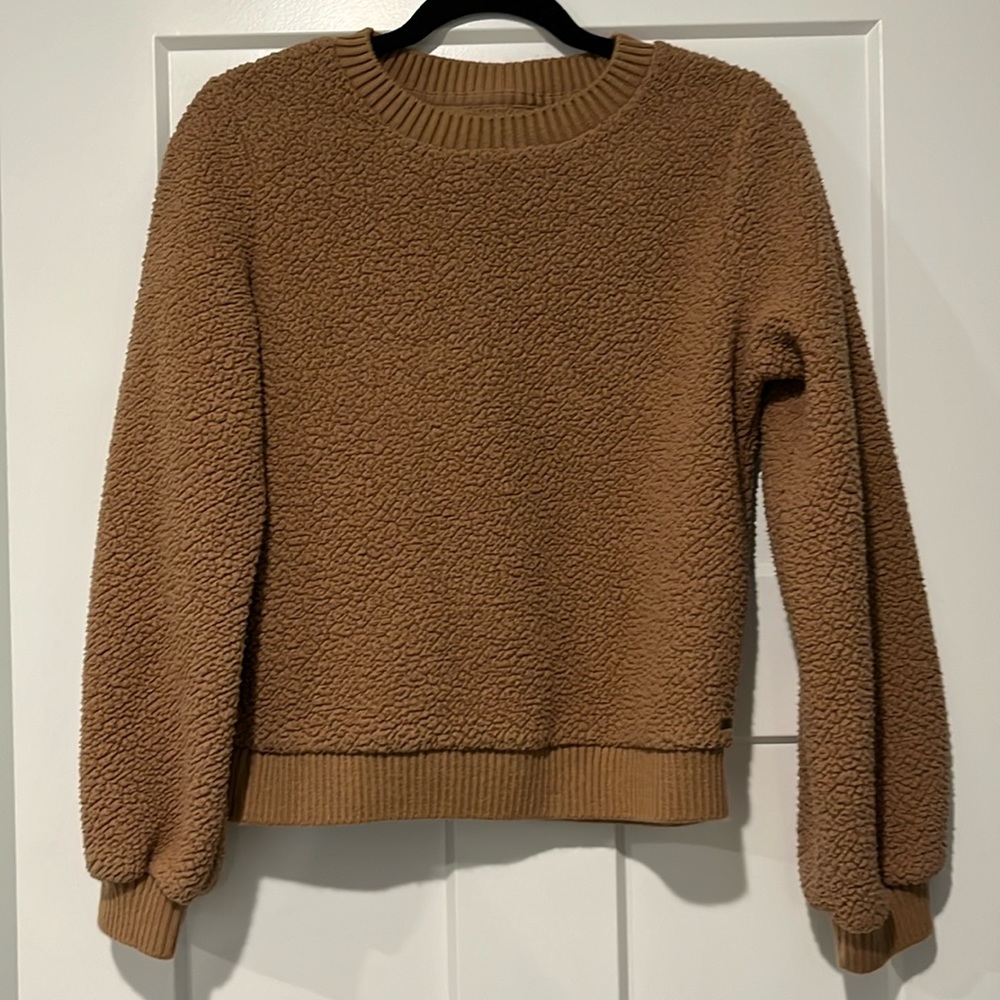 Abercrombie soft AF sherpa sweater (S)